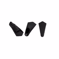 Arena Powerfin Fin, Split fins, Black, Silicone, Full foot, 39-40, 6-7