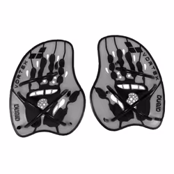 Arena 95232/15 L, Black, Silver, Hand paddles, Thermoplastic polyurethane (TPU), 180 mm, 220 mm, 2 pc(s)