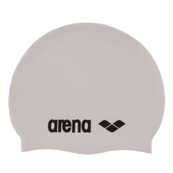 Arena Classic Silicone Cap, Black, Silver, Head cap, Unisex, Adult, Swimming, Silicone