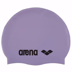 Arena Classic Silicone Cap, Black, Purple, Head cap, Unisex, Adult, Cross-training, Swimming, Parma/Black