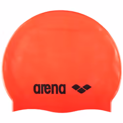 Arena Classic Silicone, Black, Orange, Head cap, Unisex, Swimming, Silicone, Image