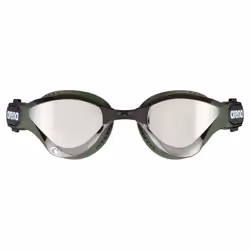 Arena Swimming Cobra Tri Swipe Mirror Goggles (Silver-Army)