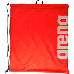 Arena Drawstring Mesh Equipment Swimwear Pool Bag Swimming Gym ***UK - Red