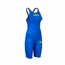 Arena Carbon Air2 Kneesuit Competition Swimwear - 26, Blue/Grey/Yellow
