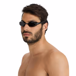 Air-Speed Unisex Adult Race Swimming Goggles, Standard Pool Goggles with Wide Anti-Fog Lenses, UV Protection, 3 Interchangeable Nose Bridges, Air - Additional view 4
