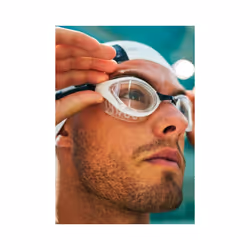 Air-Speed Unisex Adult Race Swimming Goggles, Standard Pool Goggles with Wide Anti-Fog Lenses, UV Protection, 3 Interchangeable Nose Bridges, Air - Additional view 5