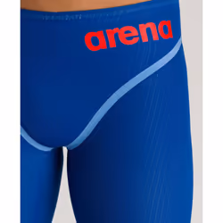 Arena Race Men's Swimming Jammer Powerskin Carbon Core FX Shorts in Ocean Blue - 32