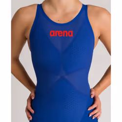 Arena Race Women's Swimming Powerskin Carbon Glide Sport Swimsuit in Ocean Blue - 34