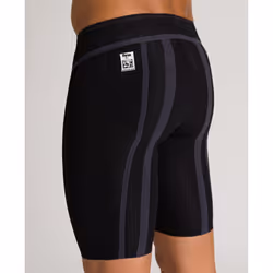 Arena Race Men's Swimming Jammer Powerskin Carbon Core FX Shorts - Black / Gold - 22