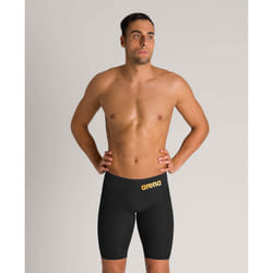 Arena Race Swimming Jammers Powerskin Carbon Glide Swim Shorts - Black / Gold - 26