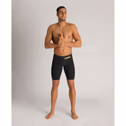 Arena Race Swimming Jammers Powerskin Carbon Glide Swim Shorts - Black / Gold - 32
