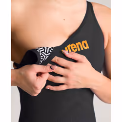 Arena Race Women's Swimming Powerskin Carbon Glide Sport Swimsuit - Black / Gold - 34
