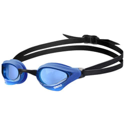 ARENA Unisex Cobra Core Swipe Anti-Fog Racing Swim Goggles for Men and Women Polycarbonate Non-Mirror Lens  Blue/Blue/Black