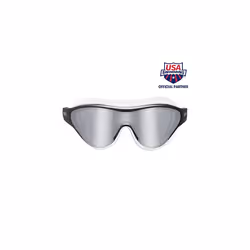 Unisex's The ONE MASK Mirror Goggles, Silver-Black-Black, Size One Size
