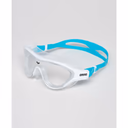 Arena The One Mask Jr, Unisex, One Size, Transparent, White, Polycarbonate, Silicone, Transparent, Polycarbonate