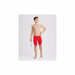Arena Team Boy Swim Jammer Solid Athletic One Piece Comfortable Swimwear - Red - 24