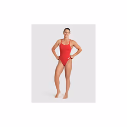 Arena Women Team Swimsuit Solid Challenge Back UV Protection One Piece Swimwear - 36