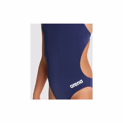 Arena Girls Team Swimsuit Challenge Solid Junior Sports Swimwear Navy/White - 24