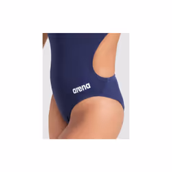 Arena Women Team Swimsuit Challenge Back Solid UV Protection Swimwear Navy/White - 28