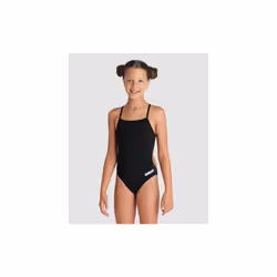 Arena Girls Team Swimsuit Challenge Solid UV Protection Swimwear Black - 26