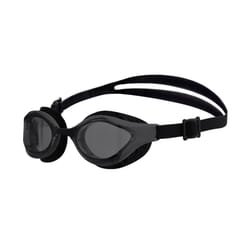 ARENA Unisex Adult Air-Bold Swipe Anti-Fog Training Swim Goggles for Men and Women Cushioned Seals Superior Comfort Non-Mirror Lens  Smoke/Smoke/Black