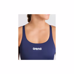 Arena Team Women Swimsuit Swim Pro Medium Cut Leg Swimming Costume, Navy - 38