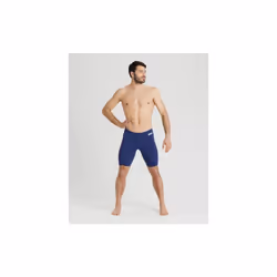 Arena Team Men Swim Jammers Stretch Fit Competition Swiming Shorts - Navy Blue - 28