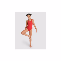 Arena Team Girls Swim Pro One Piece Solid Athletic Quick Dry Sports Swimsuit-Red - 28