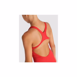 Arena Team Girls Swim Pro One Piece Solid Athletic Quick Dry Sports Swimsuit-Red - 28 - Additional view 4