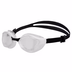 Arena Air-Bold Swipe, Unisex, One Size, Transparent, White, Thermoplastic Rubber (TPR), Transparent, Polycarbonate