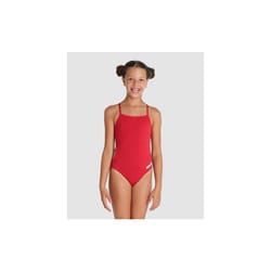 Arena Girls Team Swimsuit Solid Challenge Athletic Sports style one-piece Red - 22