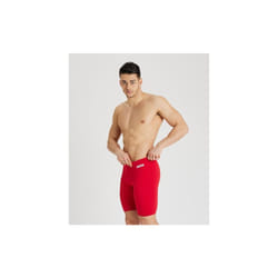 Arena Team Men Swim Jammers Quick Dry Stretch Fit Athletic Swimming Shorts - Red - 34