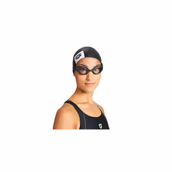 The One Woman Swim Goggles for Women, Clear-Red Wine-White, Non-Mirror Lens