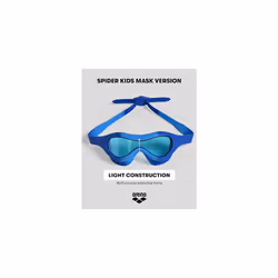 Spider Kids Mask Anti-fog Swimming Goggles, Swimming Mask with Large Lenses, Medium-Dark Lenses for Any Environment, UV Protection, Self-Adjusting