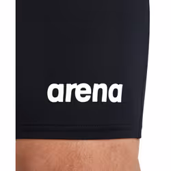 Arena Men's Team Colors Solid Swim Jammer MaxLife Athletic Swimwear Professional Training Swimsuit Sports Bathing Suit  Black/White  US Size 20