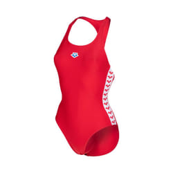 ARENA Women's Standard Icons Swimsuit Racer Back Solid  Red  30