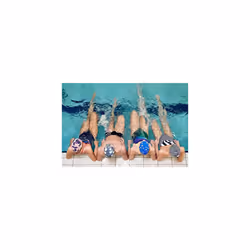 HD Unisex Silicone Swimming Cap for Adults Training and Racing, 100% Wrinkle Free, Ice Cream, 5572, One Size