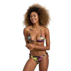 ARENA Women's Standard Allover Triangle Bikini  Red Fandango Multi  Large