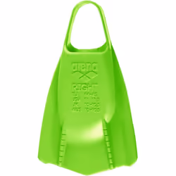 Arena Powerfin Pro Flippers Underwater Swimming Fins Leg Kick Training Acid Lime - Acid Lime, 36-37