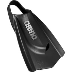 Arena Powerfin Pro Flippers Underwater Swimming Fins Leg Kick Training Black - Black, 36-37