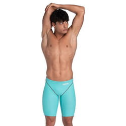Mens Arena Swimming Powerskin Jammers Quick Dry Plain Swim Shorts - Aquamarine - 32