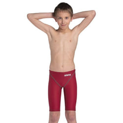 Boys Arena Powerskin Next Jammers Summer Swimming Stretch Fit Shorts - Deep Red - 22