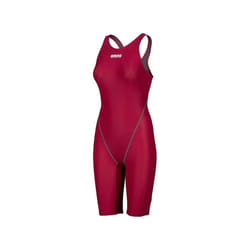 Arena Women Swim Suit Deep Red Powerskin ST 2.0 Next Open Back Racing Onepiece - 32