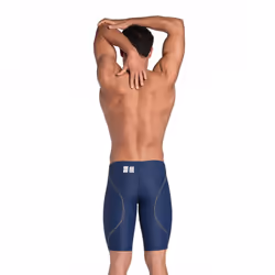 Mens Powerskin Next Jammers Plain Quick Dry Stretch Fit Swimming Shorts - Navy - 22