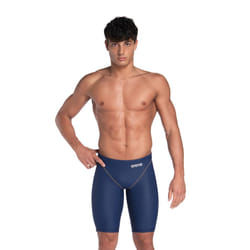 Mens Powerskin Next Jammers Plain Quick Dry Stretch Fit Swimming Shorts - Navy - 30