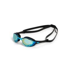 Arena Cobra Edge Swipe Mirror Goggles One Size Anti Fog Swim Glasses - AQUA-BLACK-BLACK