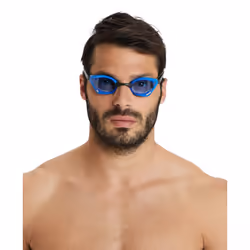 ARENA Unisex Cobra Core Swipe Anti-Fog Racing Swim Goggles for Men and Women Polycarbonate Non-Mirror Lens  Smoke/Coral