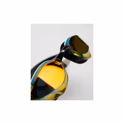 Arena Cobra Edge Swipe Mirror Goggles One Size Anti Fog Swim Glasses - GOLD-WHITE-BLACK