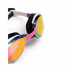Arena Cobra Edge Swipe Mirror Goggles One Size Anti Fog Swim Glasses - VIOLET-WHITE-BLACK