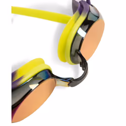 ARENA Tracks Unisex Adult Essential Racing Swim Goggles for Competitive Swimmers Men and Women FINA-Approved Anti-Fog Coated Mirror Lens  Violet/Plum/